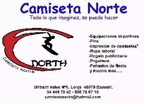 Patrocinador SD Ariz: Camiseta Norte