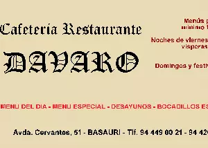 Patrocinador SD Ariz: Restaurante Davaro